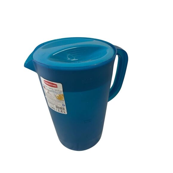 Rubbermaid 1 gal Blue Pitcher Food Storage - Picture 1 of 4
